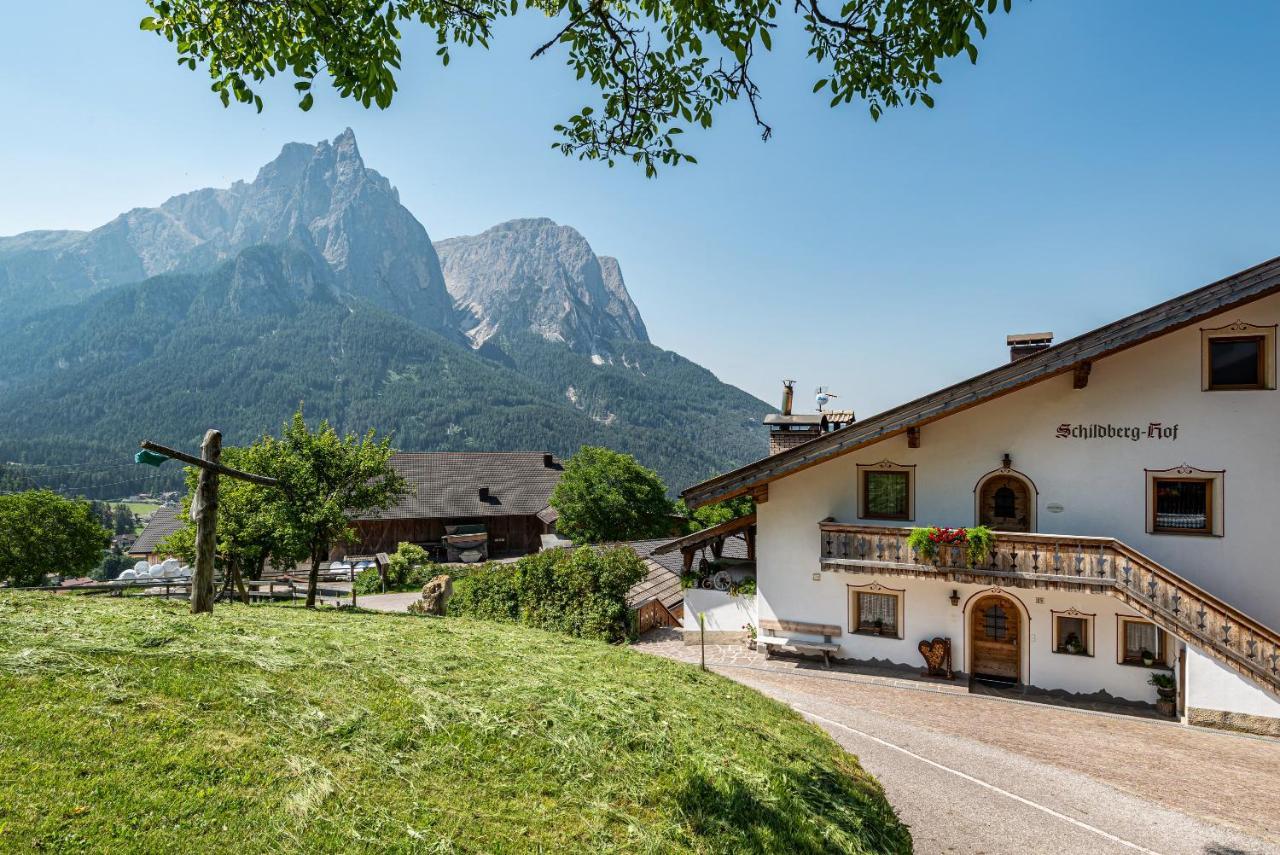 Schildberghof Santner Apartment Siusi Exterior foto