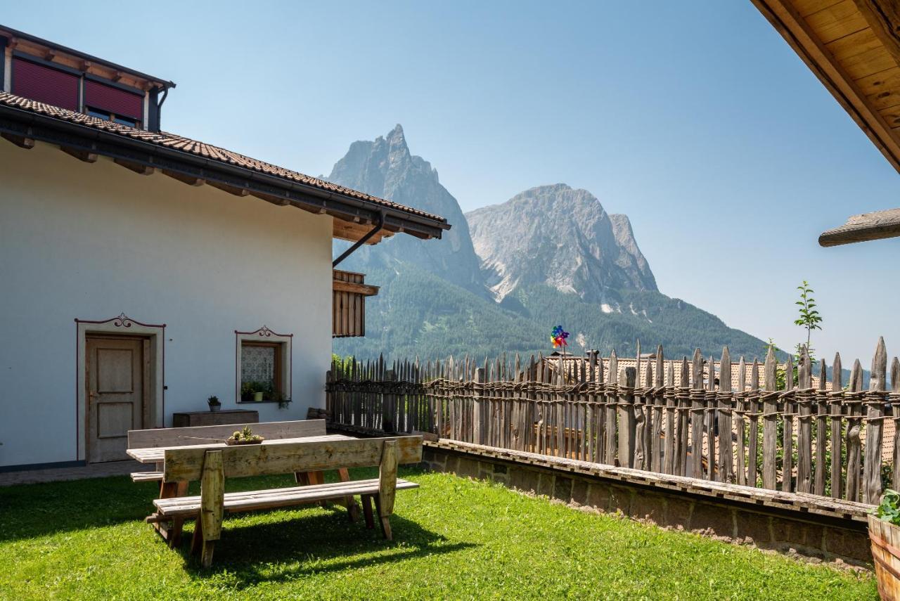 Schildberghof Santner Apartment Siusi Exterior foto